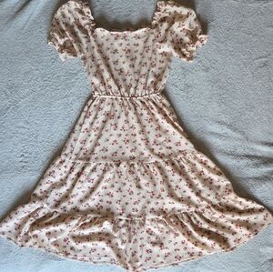 Monteau Pink Floral Dress